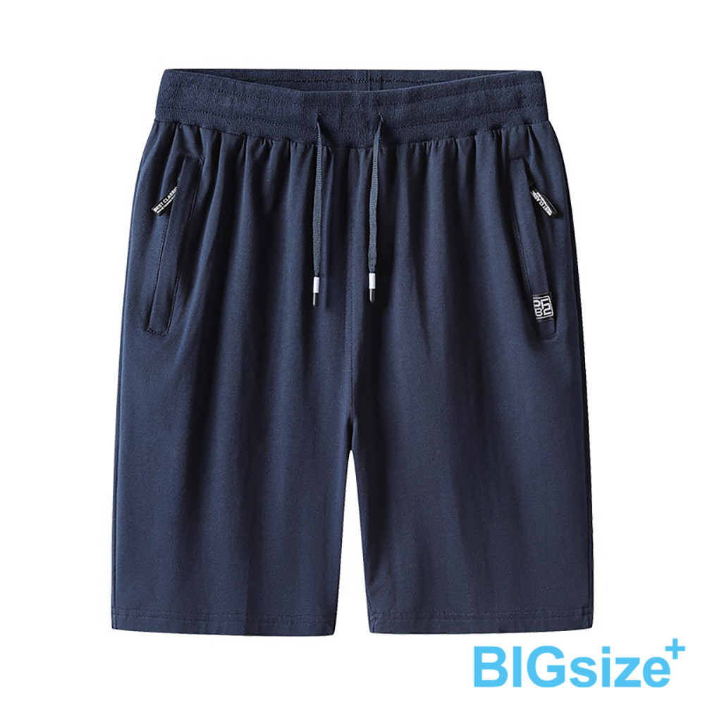 現貨 大尺碼-純棉 五分 休閒褲-黑/深藍/深灰-0205574, , large