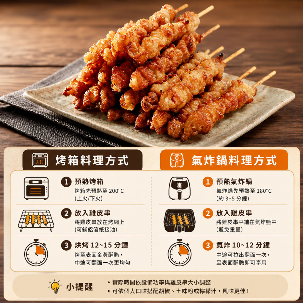 約克街肉舖 台灣雞皮串30串(40-50g/串/3串1包)_任選, , large