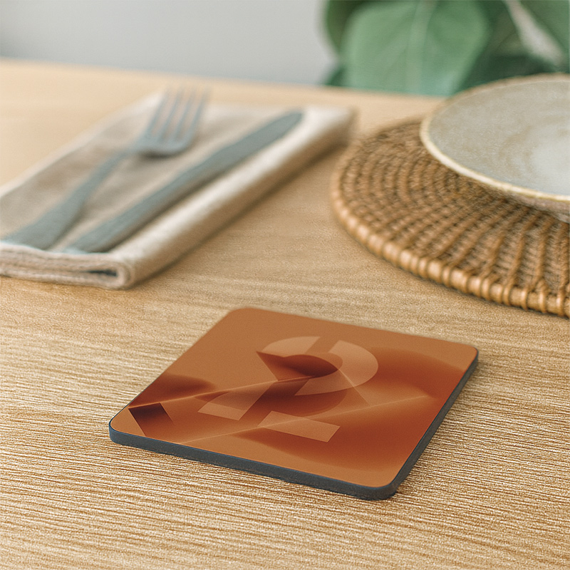 【Monster】 My Number Rhyme Soft Diatomaceous Earth Absorbent Coaster &ndash; Lucky Number Series (10x10cm) &ndash; 2, , large