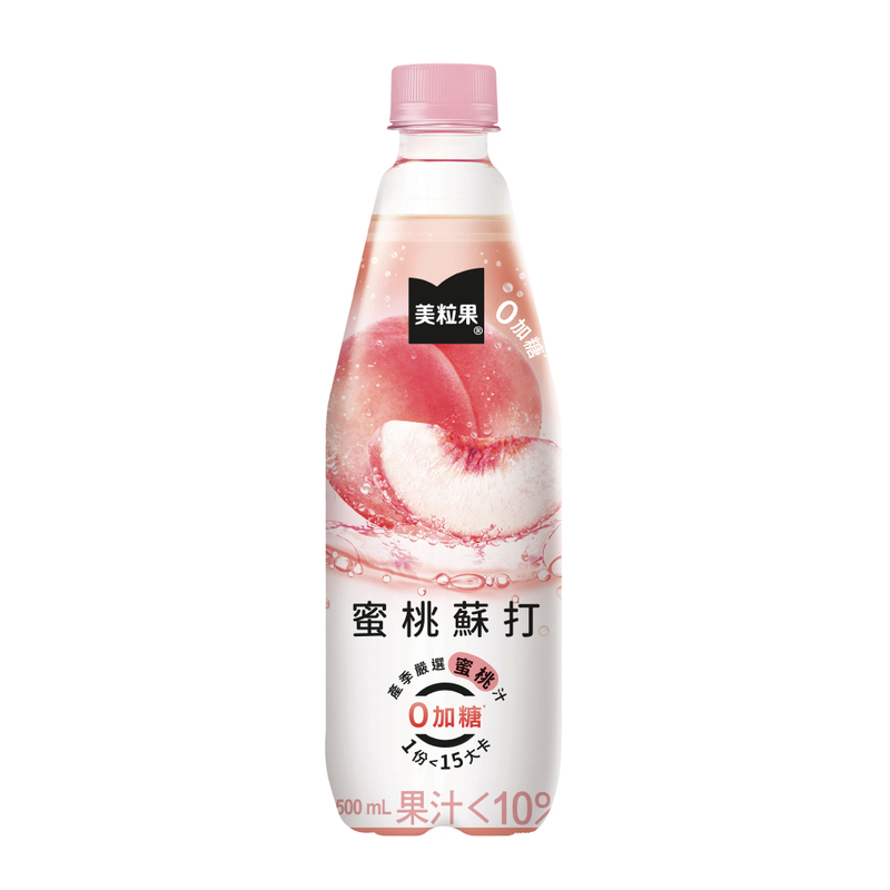 Minute Maid Zero Sugar Peach Soda 500ml, , large