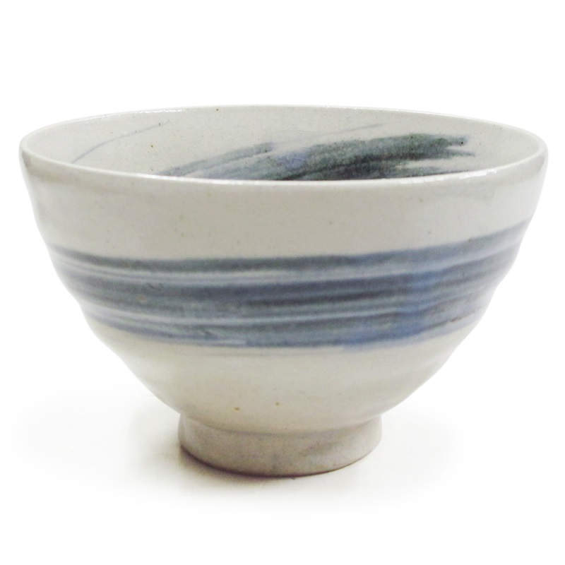 [豐名日本餐具] 5.0"井 藍刷毛 裂釉 / C05DB0-275, , large