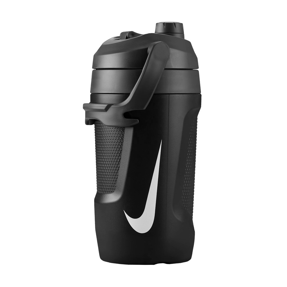 NIKE FUEL JUG 大口徑霸水壺 64OZ/1890ml 運動水壺 轉蓋式 輕量 保冷 鉤狀提把 可機洗 N101379803164黑、N101379840564藍, , large