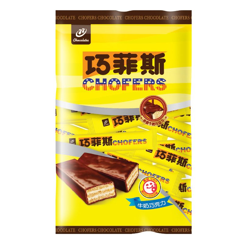 CHOFERS MILK CHOCOLATE WAFER/ 300G, , large