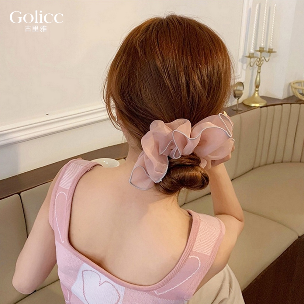 【Gulicc】古莉可 髮圈  小香風撞色大腸髮圈, , large