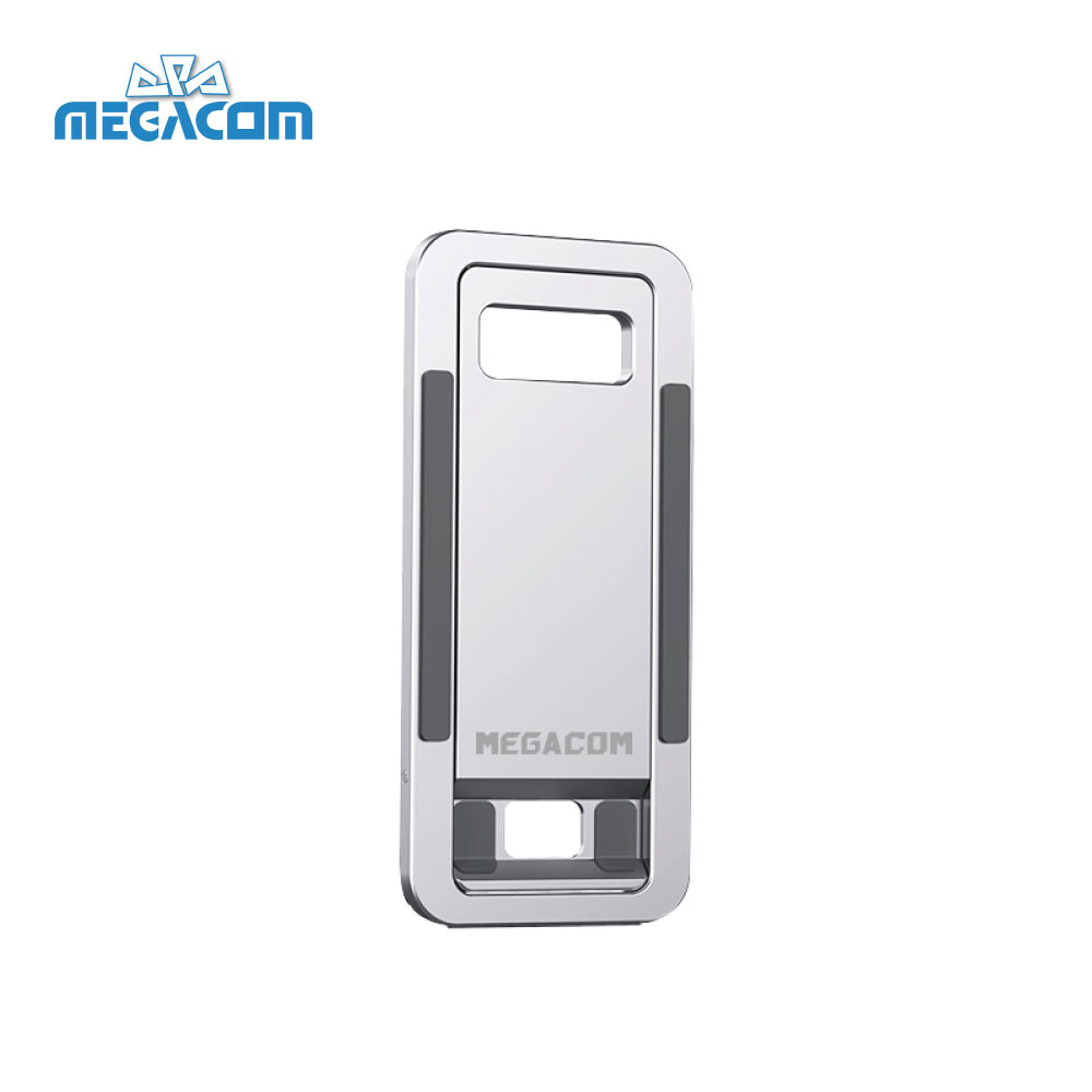 『MEGACOM 鋁合金卡片摺疊手機支架 Card-Stand Pro』0.5cm 極致纖薄無級調節（太空銀／深空灰）, , large
