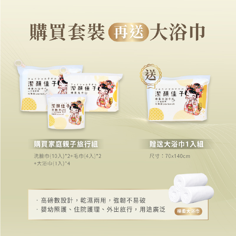 Disposable bath towel、towels、face towel, , large