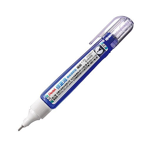【龍品文創】飛龍Pentel ZL112W 藍萬能極細修正液1瓶入, , large