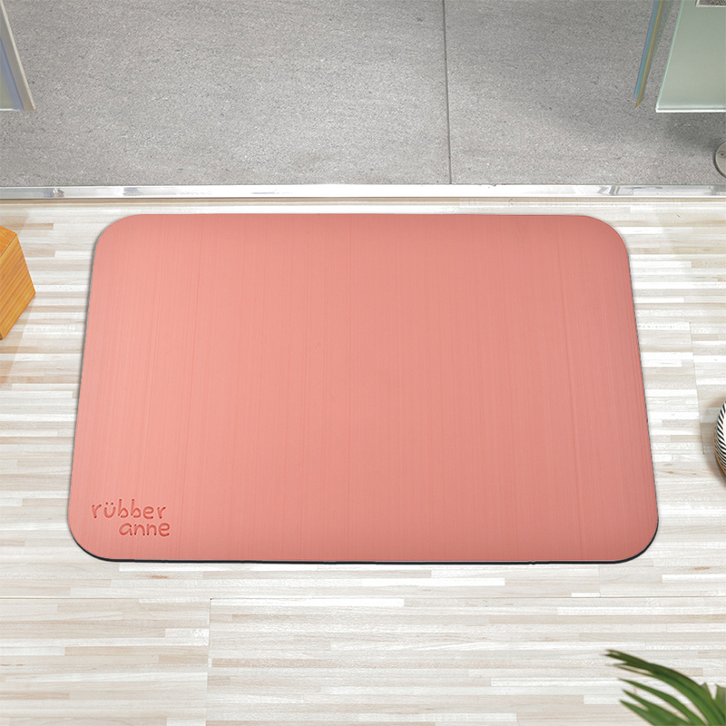 【Monster】 Soft Diatomaceous Earth Absorbent Mat &ndash; Silk Texture (60x40cm) &ndash; Brick Red, , large