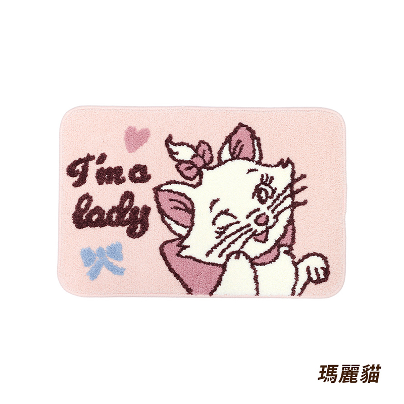 『HOUSUXI．舒希』迪士尼瑪麗貓系列-超細纖維地墊(A4), , large