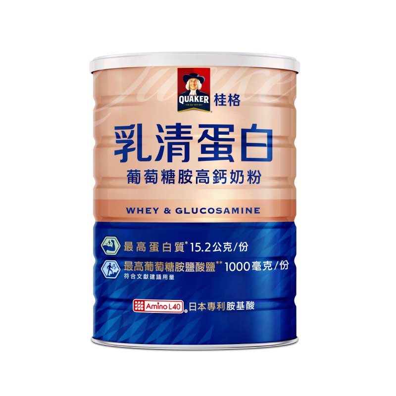 Quaker WheyGlucosamine Milk Powder 700G, , large