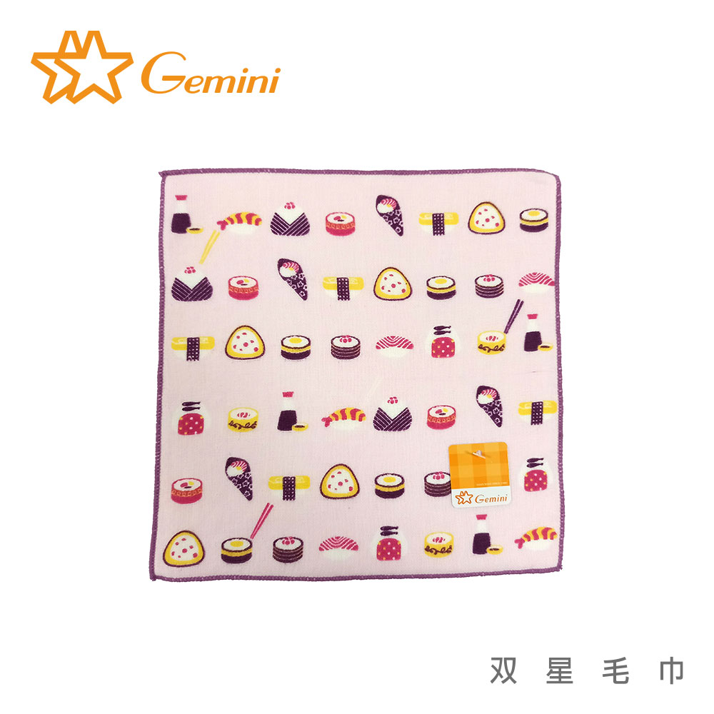 壽司宴紗布小方巾, , large