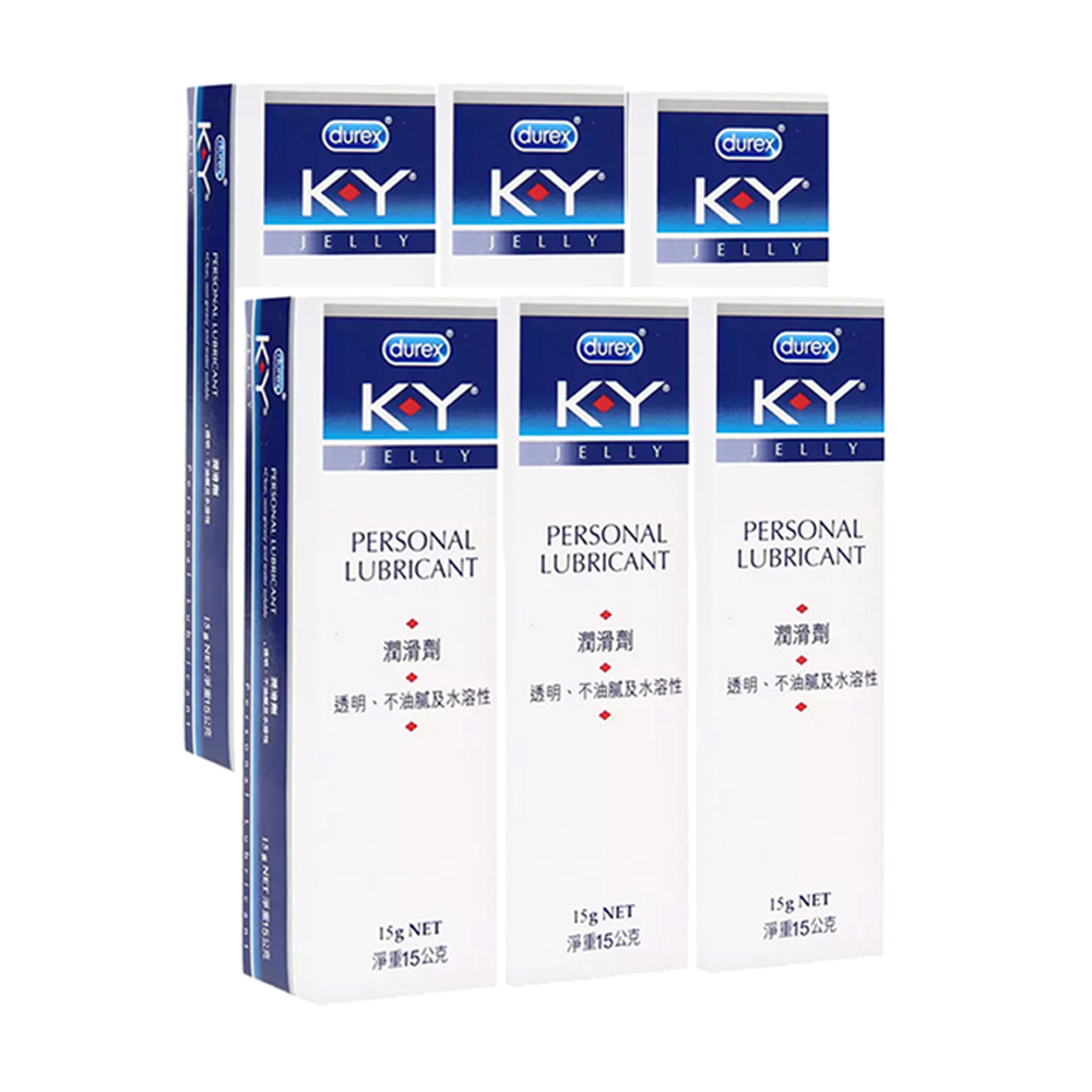 Durex杜蕾斯 KY潤滑劑 15gx6盒, , large
