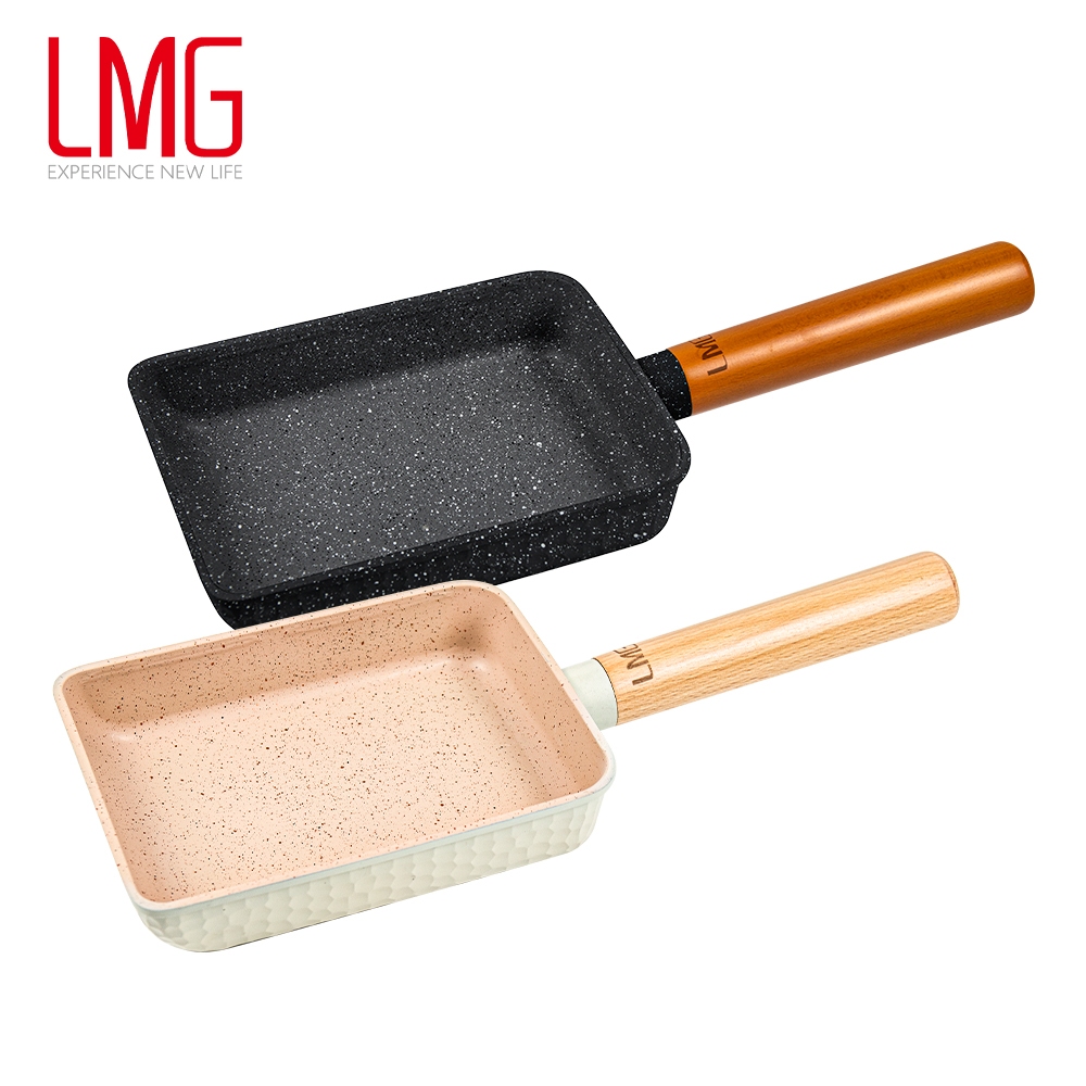 【LMG】日式雪藏玉子燒鍋(象牙白/曜岩黑), , large