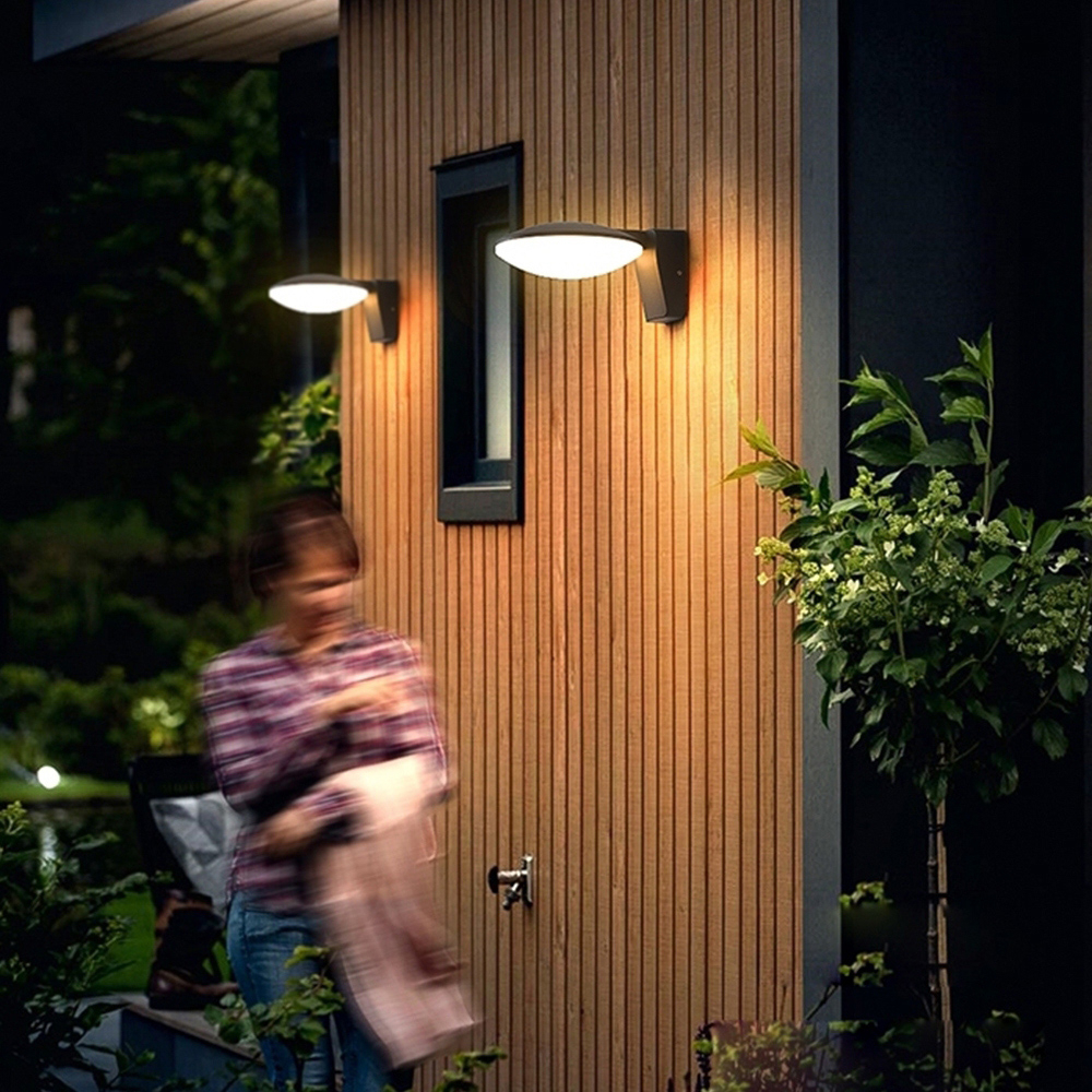 【H&R安室家】  LED戶外壁燈 玄關燈 庭園燈（OD-77B）, , large