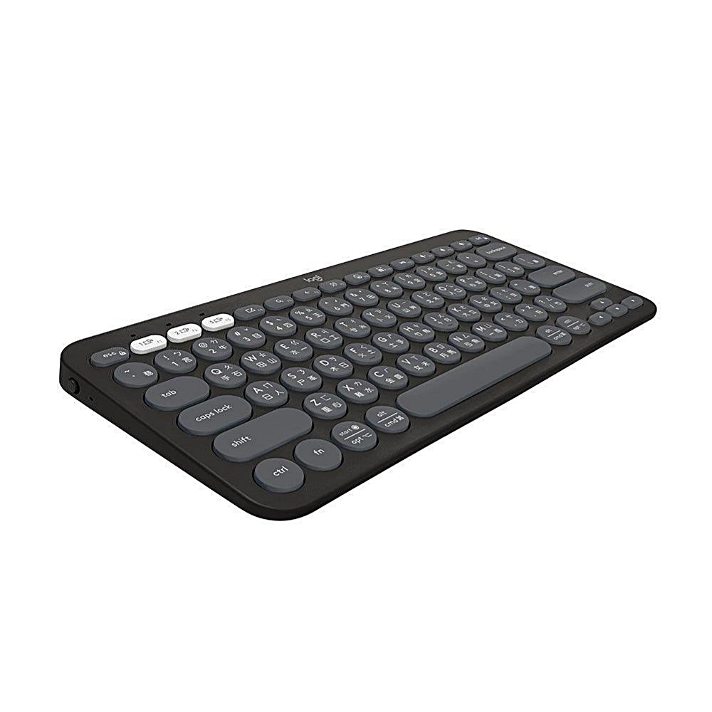【 Logitech 羅技 】Pebble Keys 2 K380s 石墨灰 跨平台 藍牙鍵盤, , large