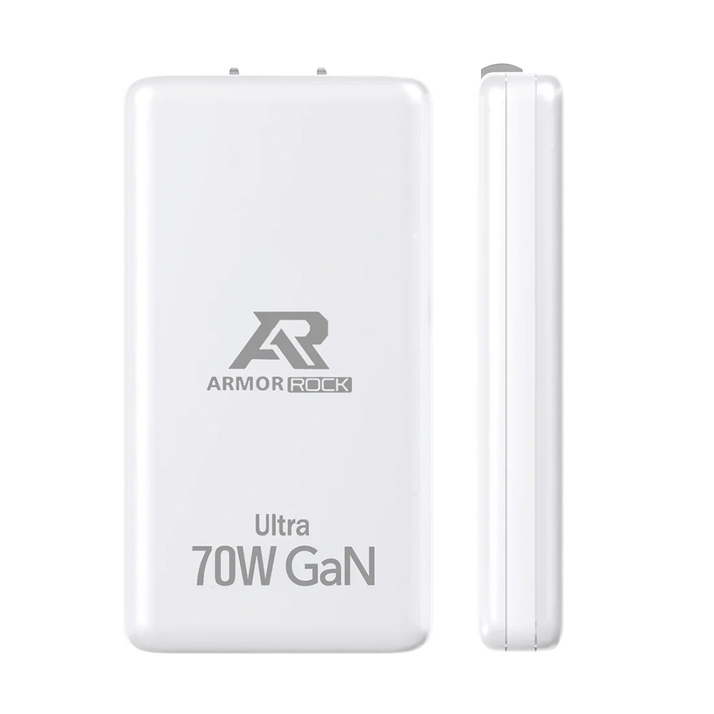 【Armor Rock】 70W氮化鎵電源供應器 +240W快充傳輸充電線 （C-GaN-70240W）, , large