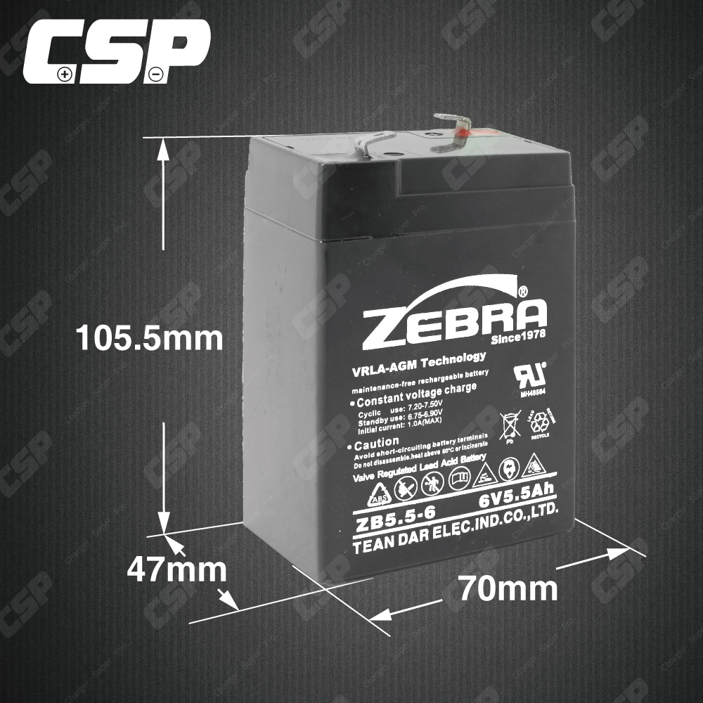 【CSP】【ZEBRA 充電組】ZEBRA ZB5.5-6+6V2A充電器 DC頭 童車電池組 兒童玩具車 電池充電 玩具車 童車 兒童車 兒童電動車, , large