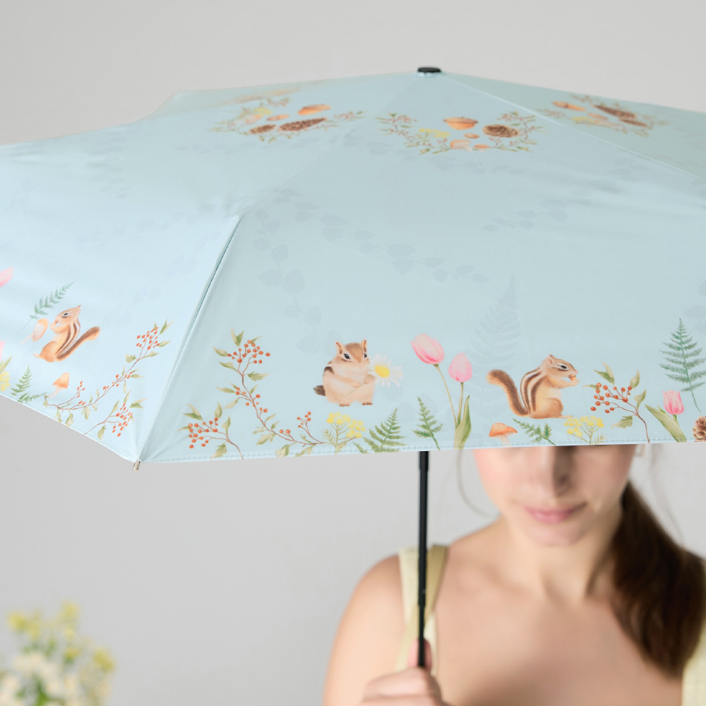 【boy】 Sun Shade Mini Umbrella-Chipmunk, , large