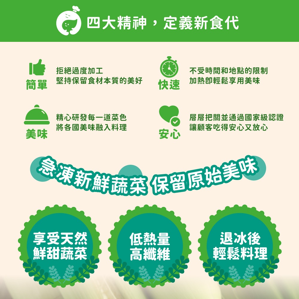 【杰森食代】鮮凍蔬菜｜減重健身神物｜IQF急速冷凍 保留完整營養｜原型食物低熱量, , large