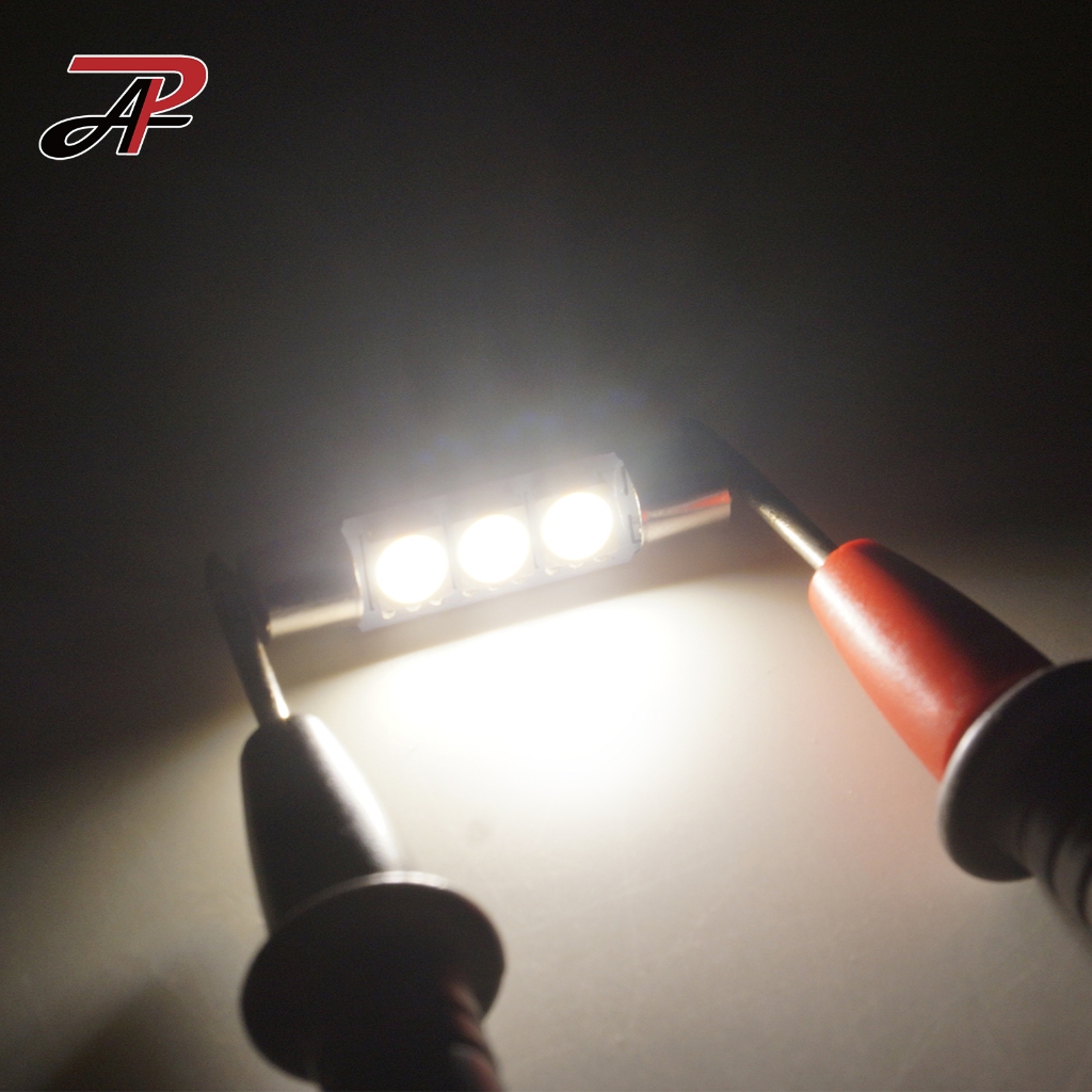【PA LED】Mazda 3 6 CX3 CX5 保險絲型 29MM 31MM 3晶 SMD LED 白光 化妝燈, , large