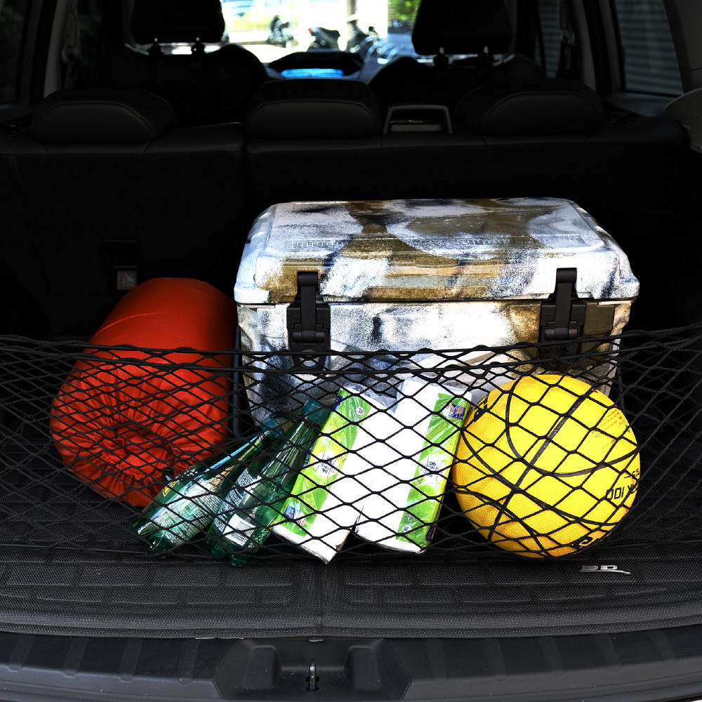 【3D Mats】汽車後廂置物固定立網 1入, , large