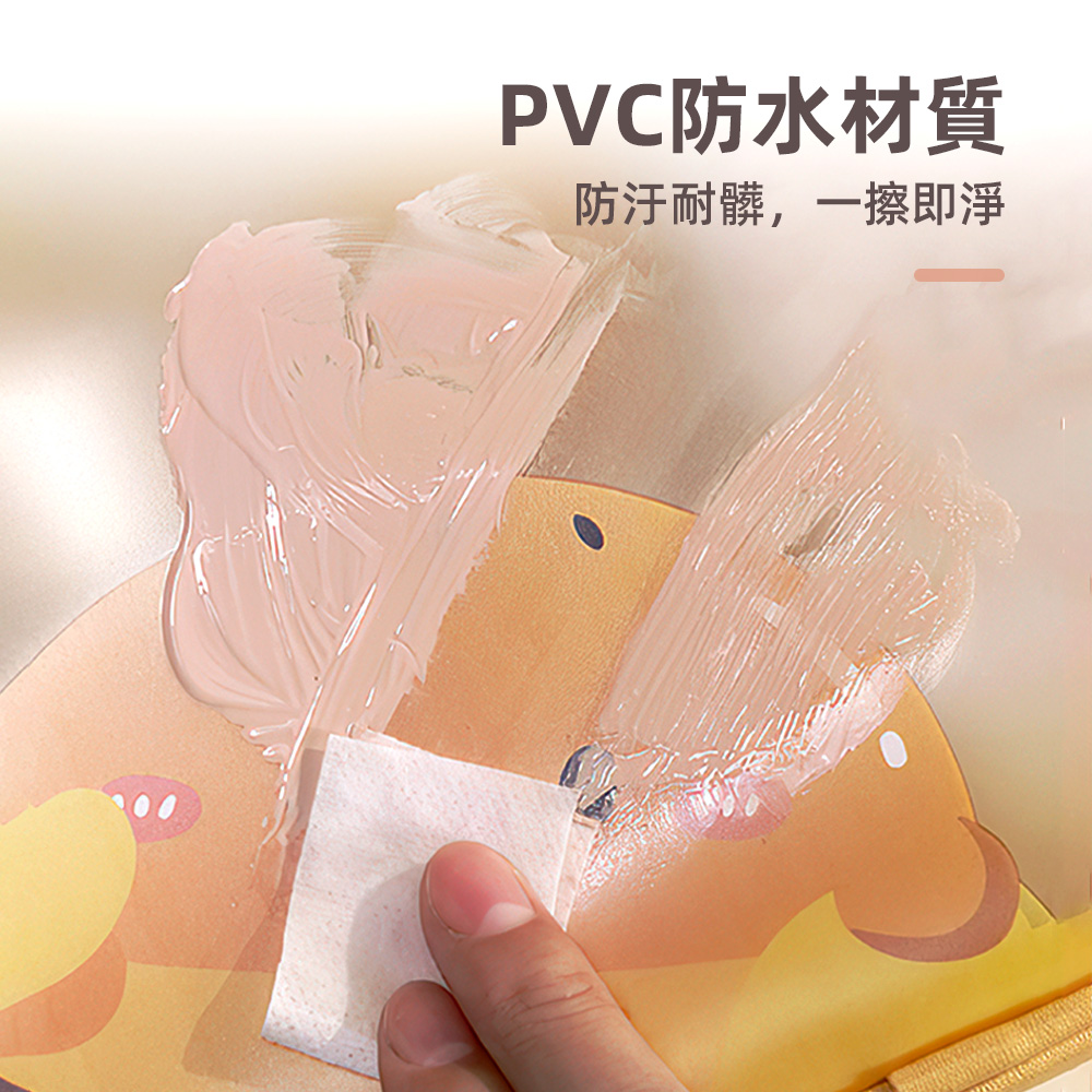 【上手家居】淘氣小豬乾溼分離包 粉嫩豬豬(盥洗包/洗漱包/防水收納袋/透明包/旅行收納包/游泳包/防水化妝包), , large