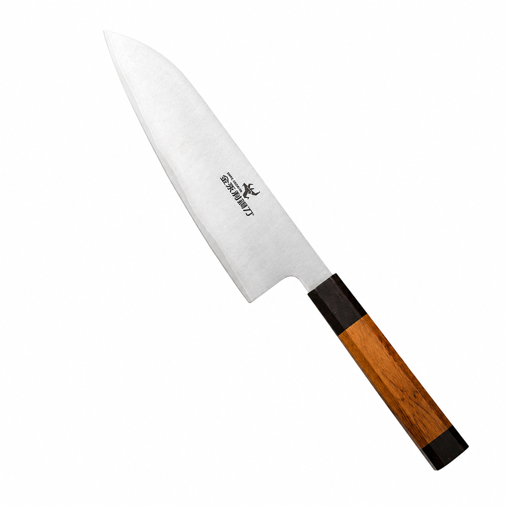 【金永利鋼刀】N8K13a黑檀木手柄 高碳不鏽鋼  三德刀/肉刀/菜刀/果刀, , large