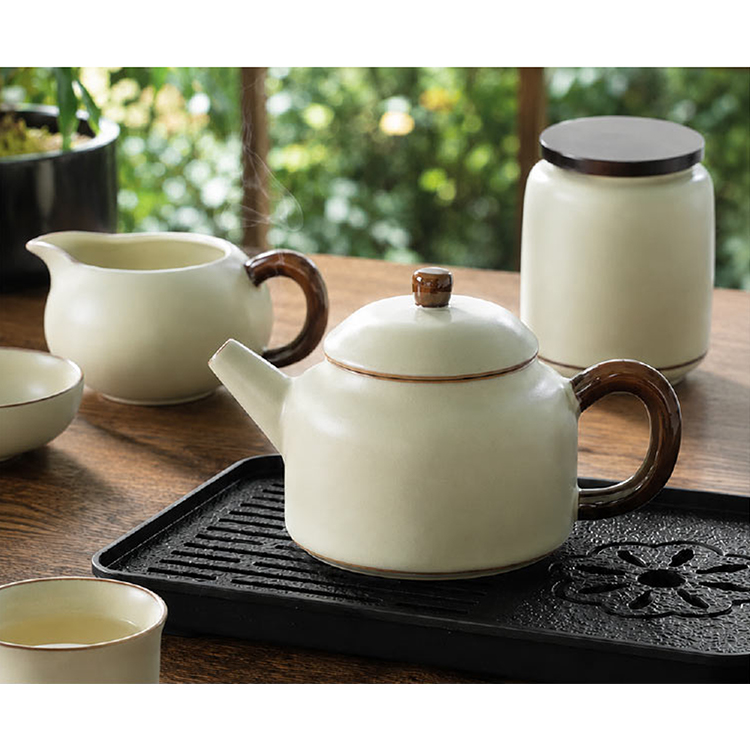 汝窯天青茶具旅組-1組, , large