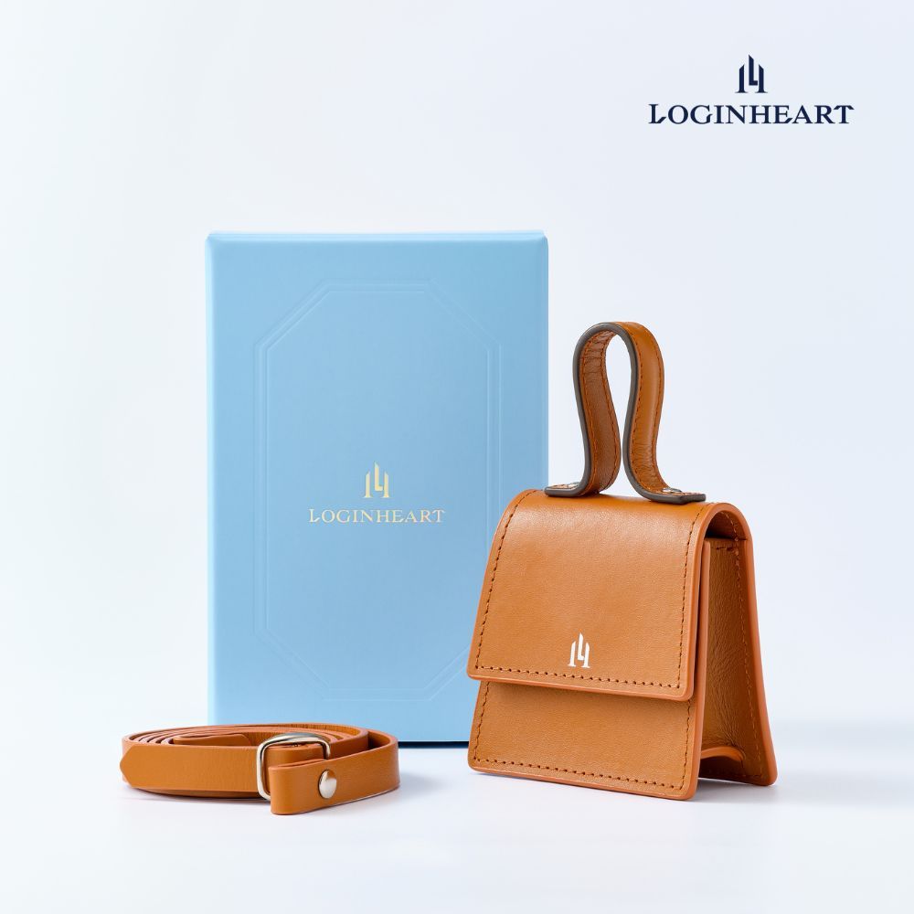 [LOGINHEART]迷你配方包－蜂蜜焦糖棕 時尚科技小廢包, , large