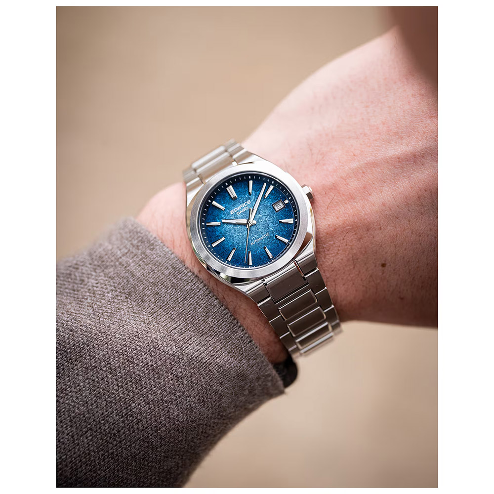 【複製】CASIO 卡西歐EDIFICE 電鑄工藝漸層機械錶 手錶-38mm 送禮 禮物 推薦(EFK-200D-2A), , large