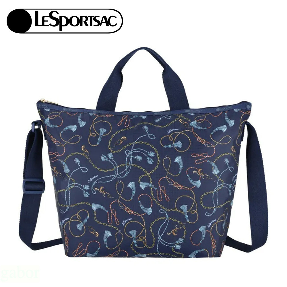 Lesportsac Deluxe Easy Carry Tote 兩用托特包 -湛藍海鍊, , large