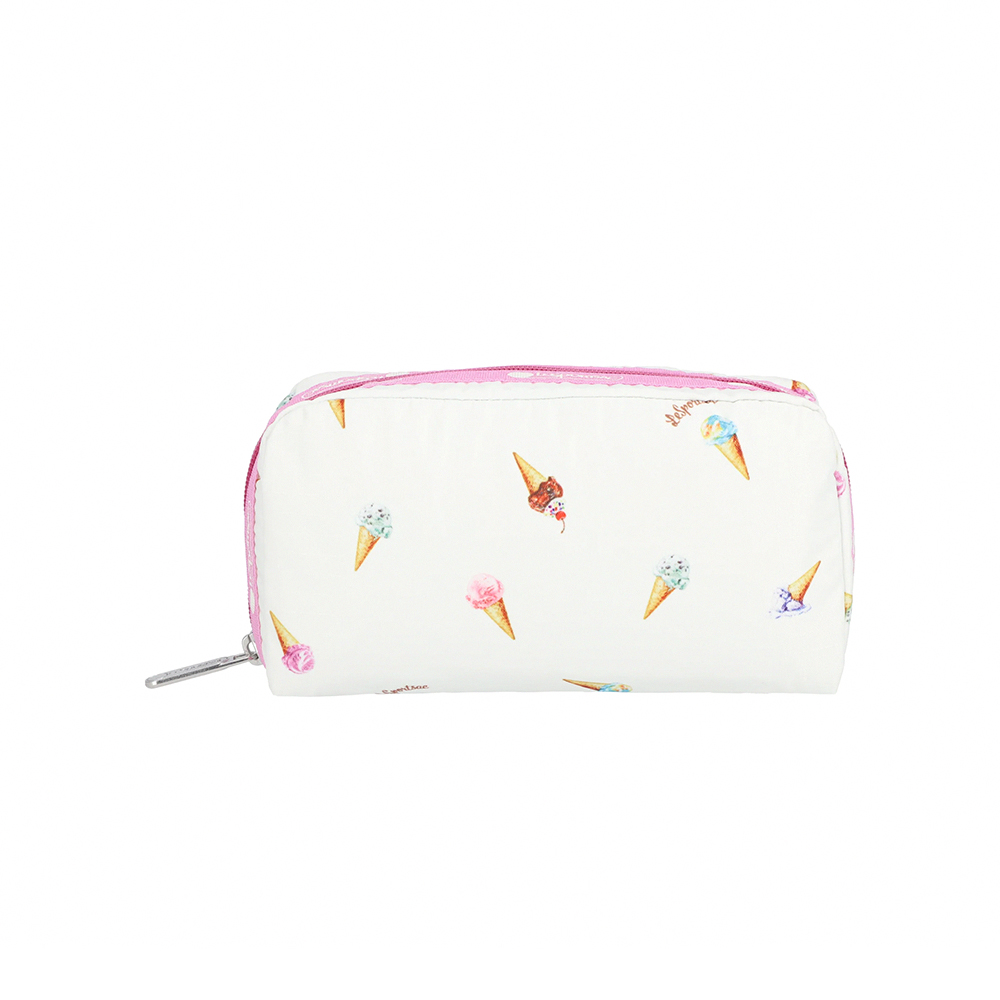 Lesportsac Rectangular Cosmetic 長形化妝包 盥洗包 收納包 女包(繽紛冰淇淋), , large