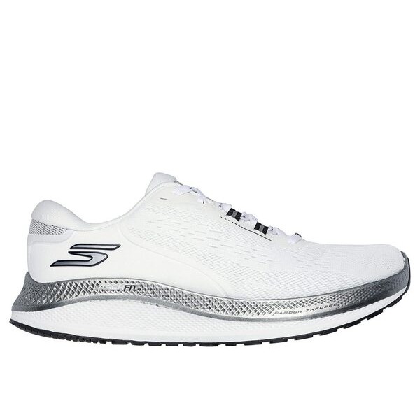 Skechers Go Run Persistence 2 男 慢跑鞋 運動 路跑 碳板 白黑 [246084WBLK], , large