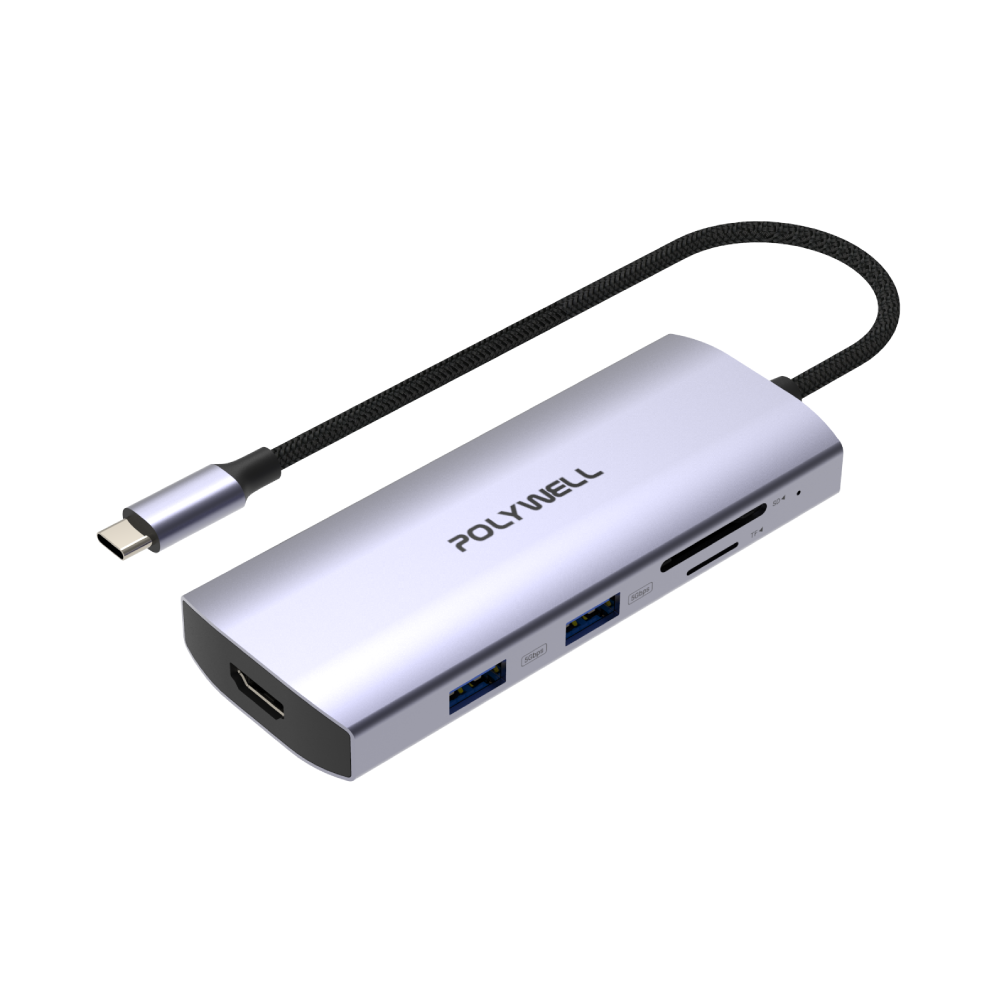 Type-C 9-in-1 Multi-Port Hub, , large