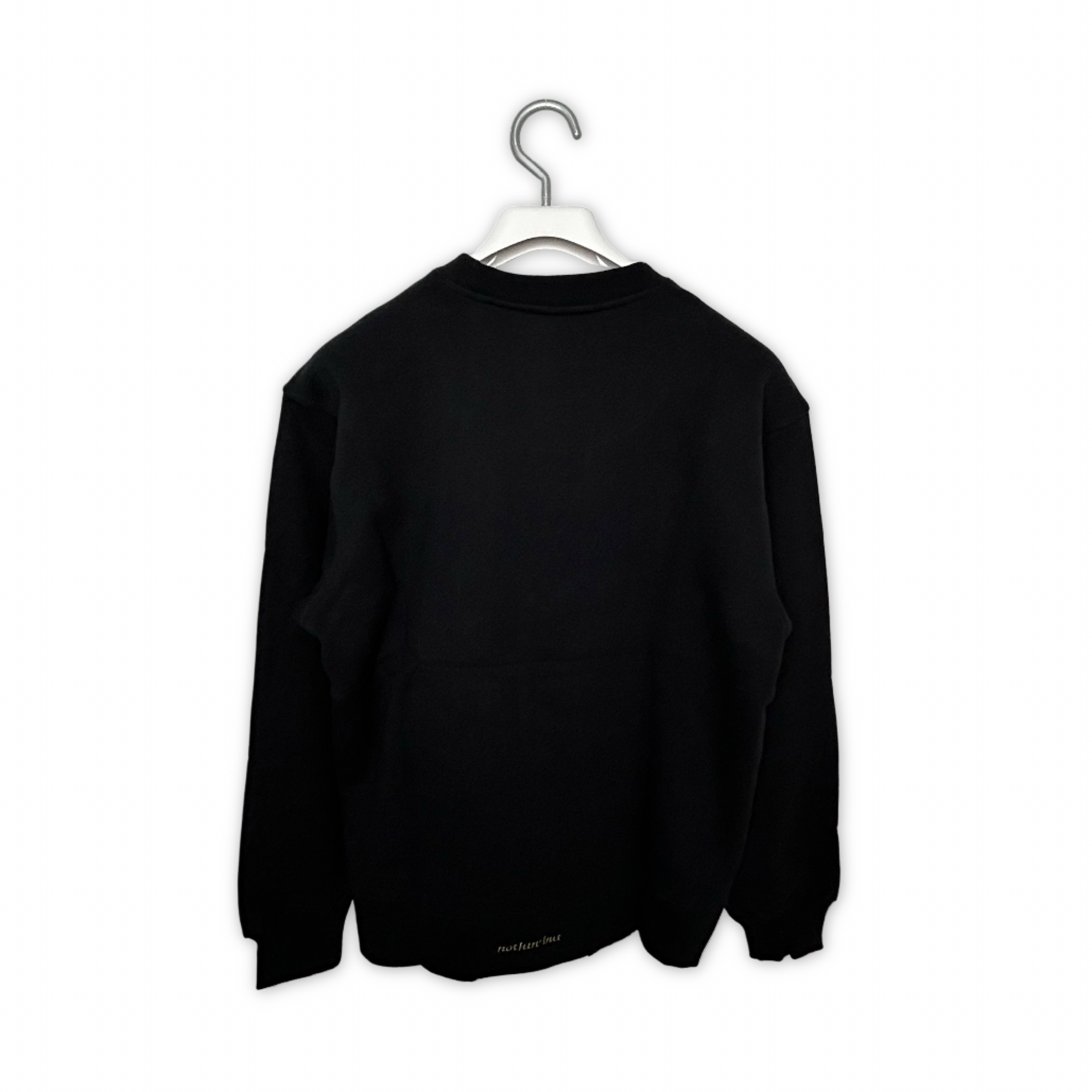 Street style letter kick shirt black, , large