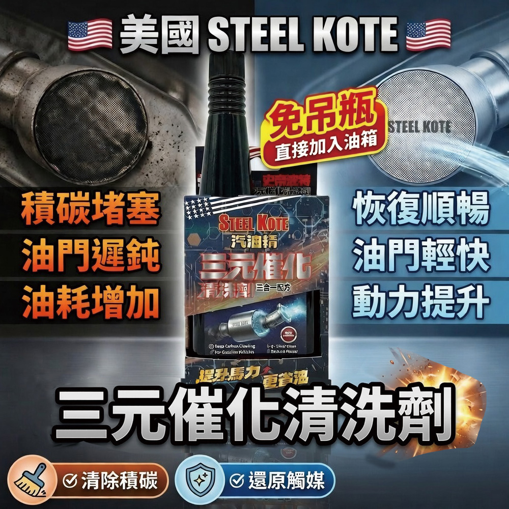 STEEL KOTE Catalytic Converter Cleaner, , large