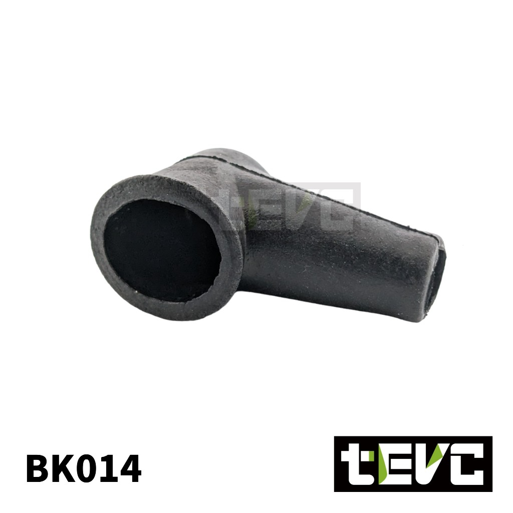《tevc》BK014 電瓶保護 菸斗型 保護套 電樁頭 發電機 橡膠套 絕緣保護套 橡膠套 防塵蓋, 黑, large