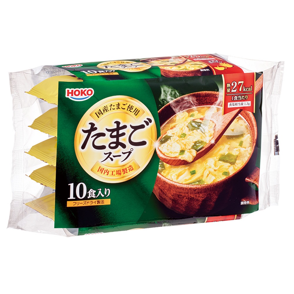 HOKO instant egg soup, , large