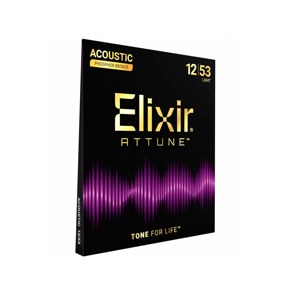 Elixir 21052 Attune 超薄包覆 12-53 磷青銅 木吉他弦【敦煌樂器】, , large