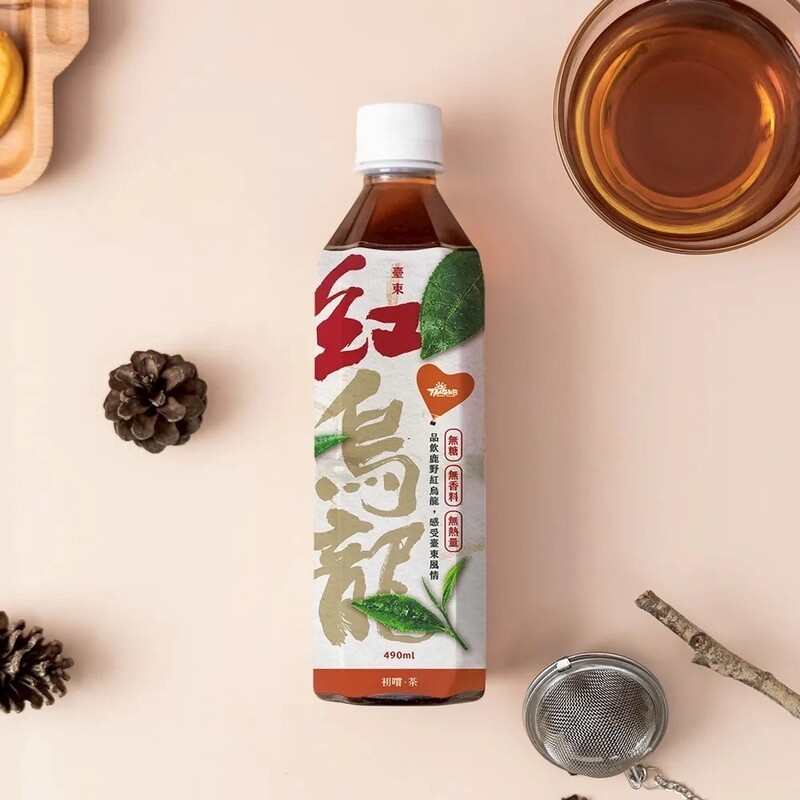 【初嚐】紅烏龍茶490ml(24入), , large