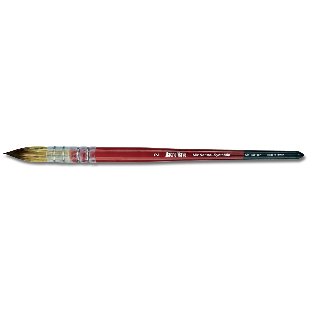 普思AP 馬可威 兼毫古典綁線水彩筆(圓)NO.ART401000, , large