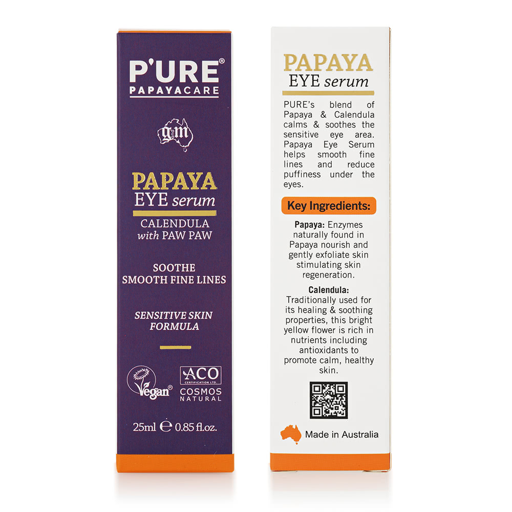【澳洲Pure Papayacare】木瓜眼精華含玻尿酸金盞花(2入組 25ml/瓶-專業級), , large