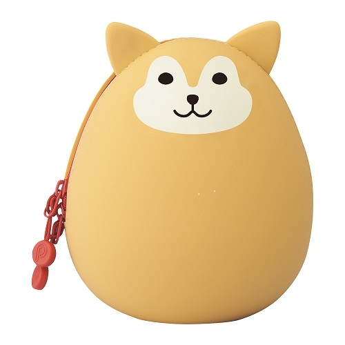 日本LIHIT A-7783 矽膠蛋蛋收納包-大/小*多款柴犬*小, , large