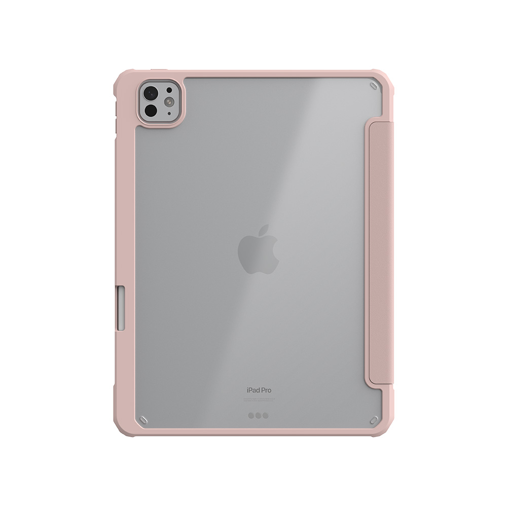 【HIPPORIZZ】iPad Pro 11吋 (2024/2025) Origo 晶透筆槽防摔殼 紅鶴粉色, , large