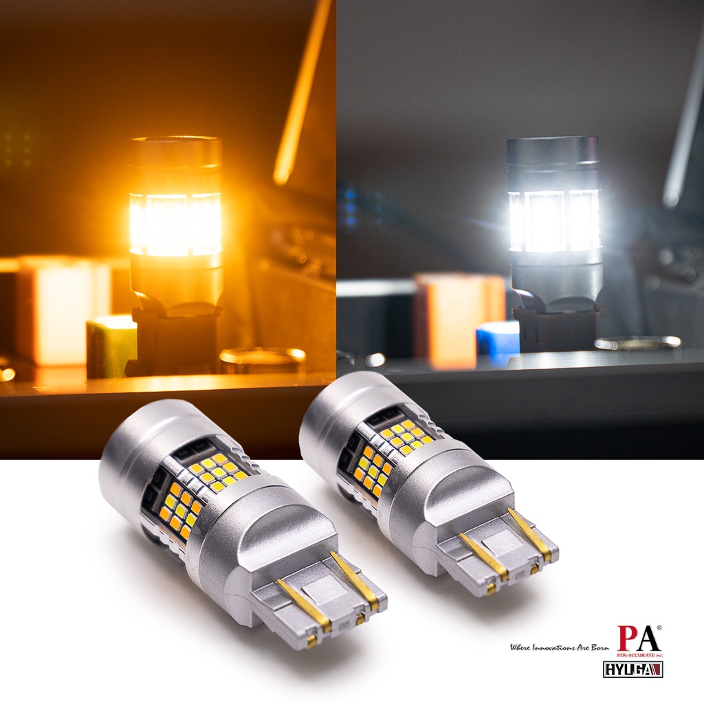 PA LED｜G54 雙色風扇款 防快閃 LED 方向燈 CANBUS解碼 直上免加裝電阻 3157 1157 7443, , large