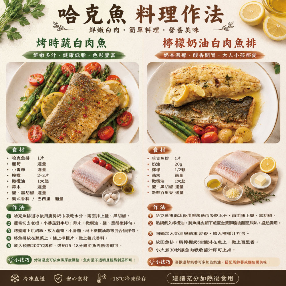 小川漁屋 哈克魚對切15片（80-120g/片/3片1包), , large
