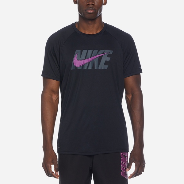 Nike Sketch 男 短袖 上衣 T恤 防曬衣 抗UV 運動 訓練 休閒 舒適 黑 [NESSD687-001], , large