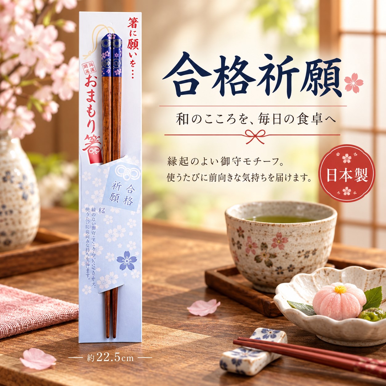 【HIYASU日安工坊】日本御守箸-合格祈願, , large