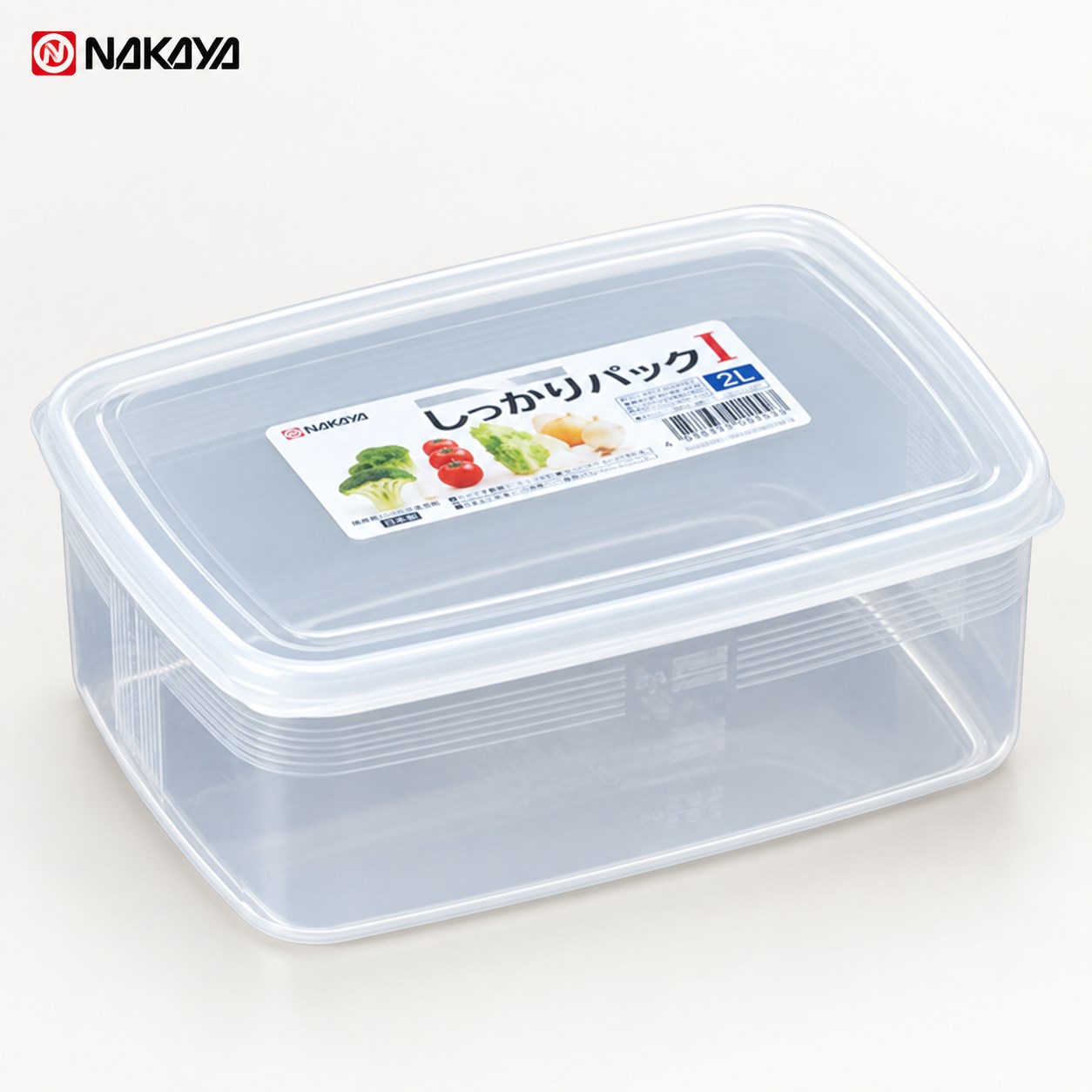 【HIYASU日安工坊】長方形穩扣保鮮盒2L, , large