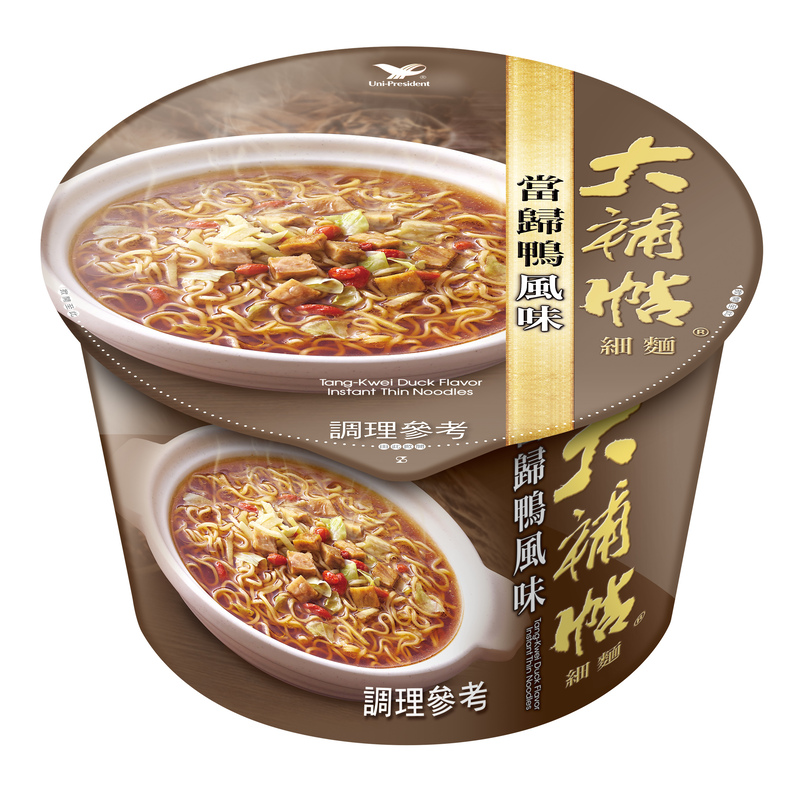統一大補帖當歸鴨細麵(碗)102g, , large